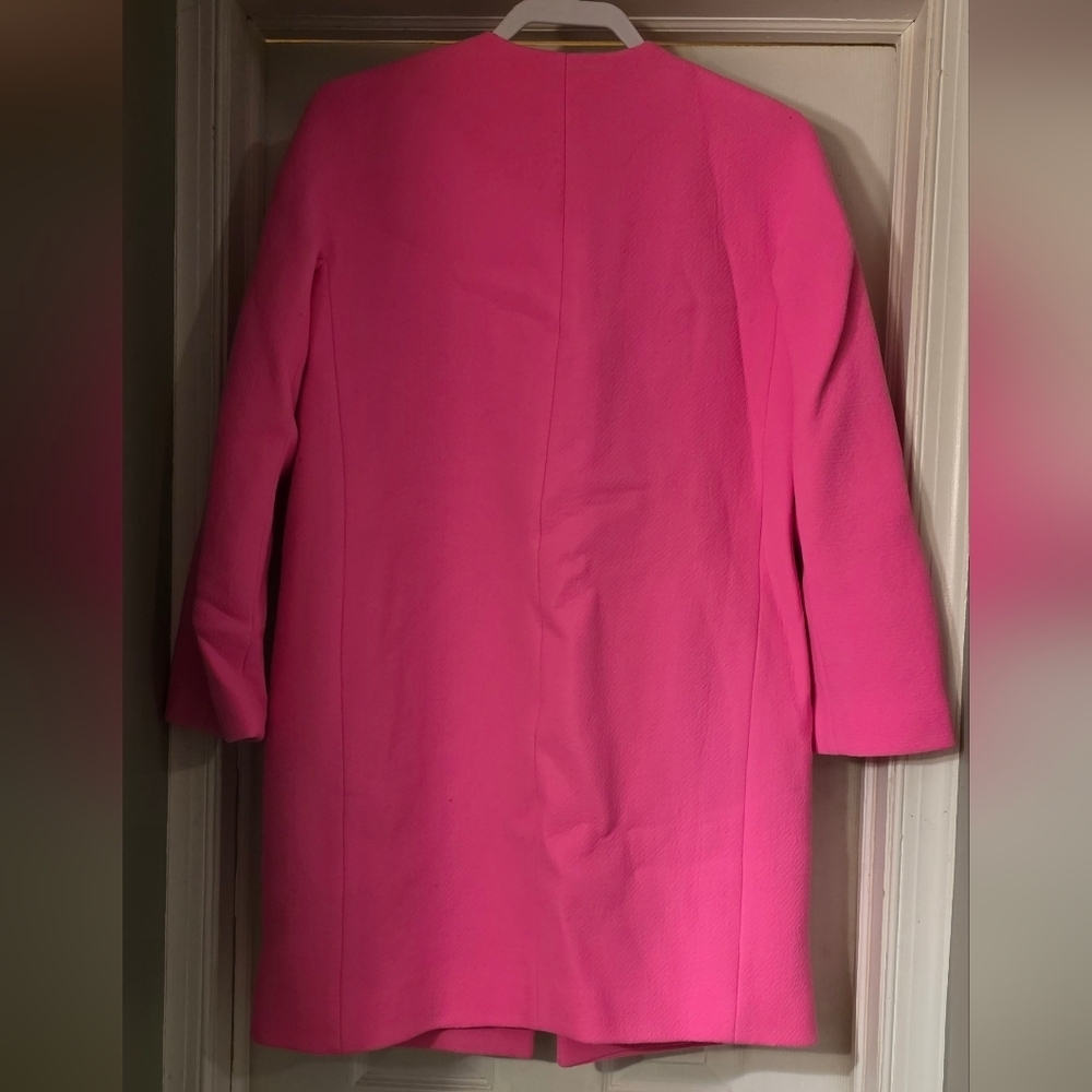 J. Crew Sabrina Coat in Neon Azalea - Picture 2 of 6